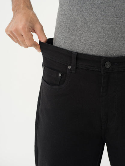 Inklock No Fade Black Relaxed Fit Jeans