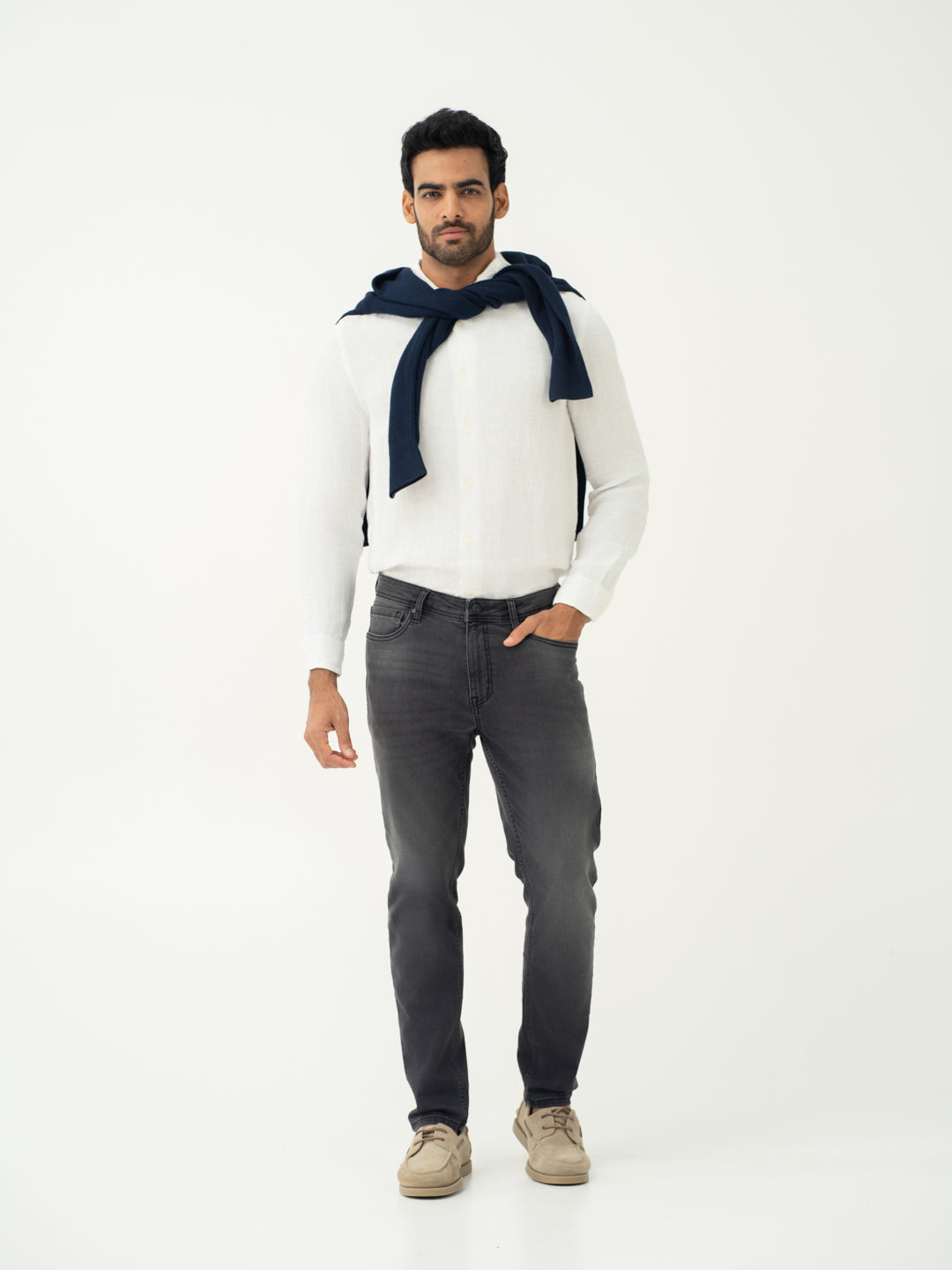 Edge Grey Slim Fit Jeans