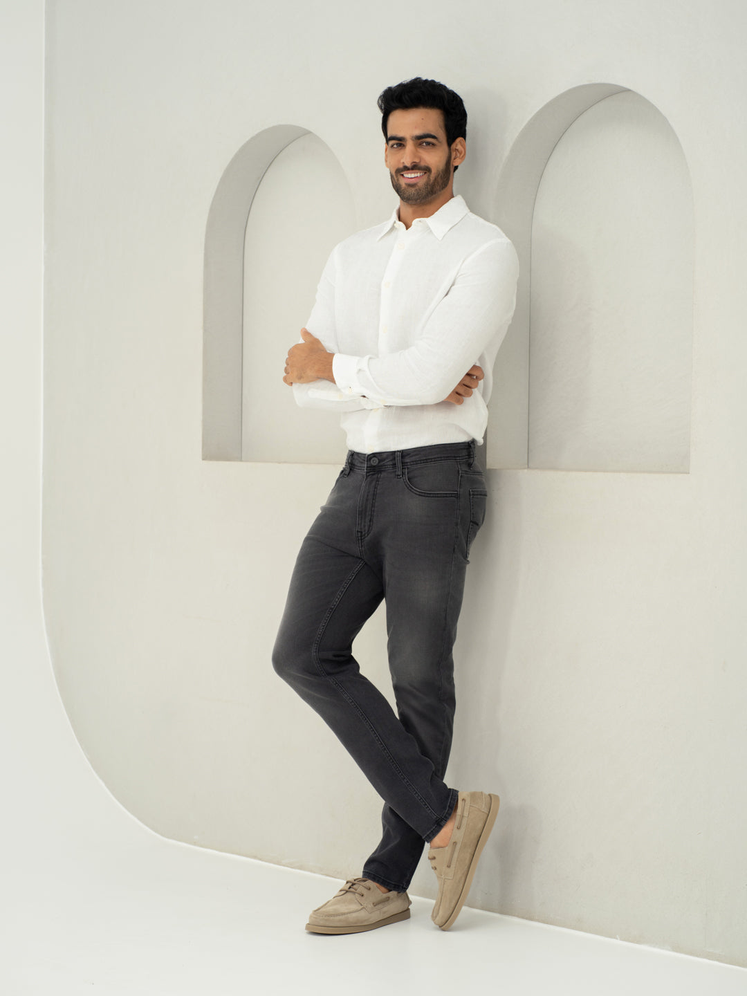 Edge Grey Slim Fit Jeans