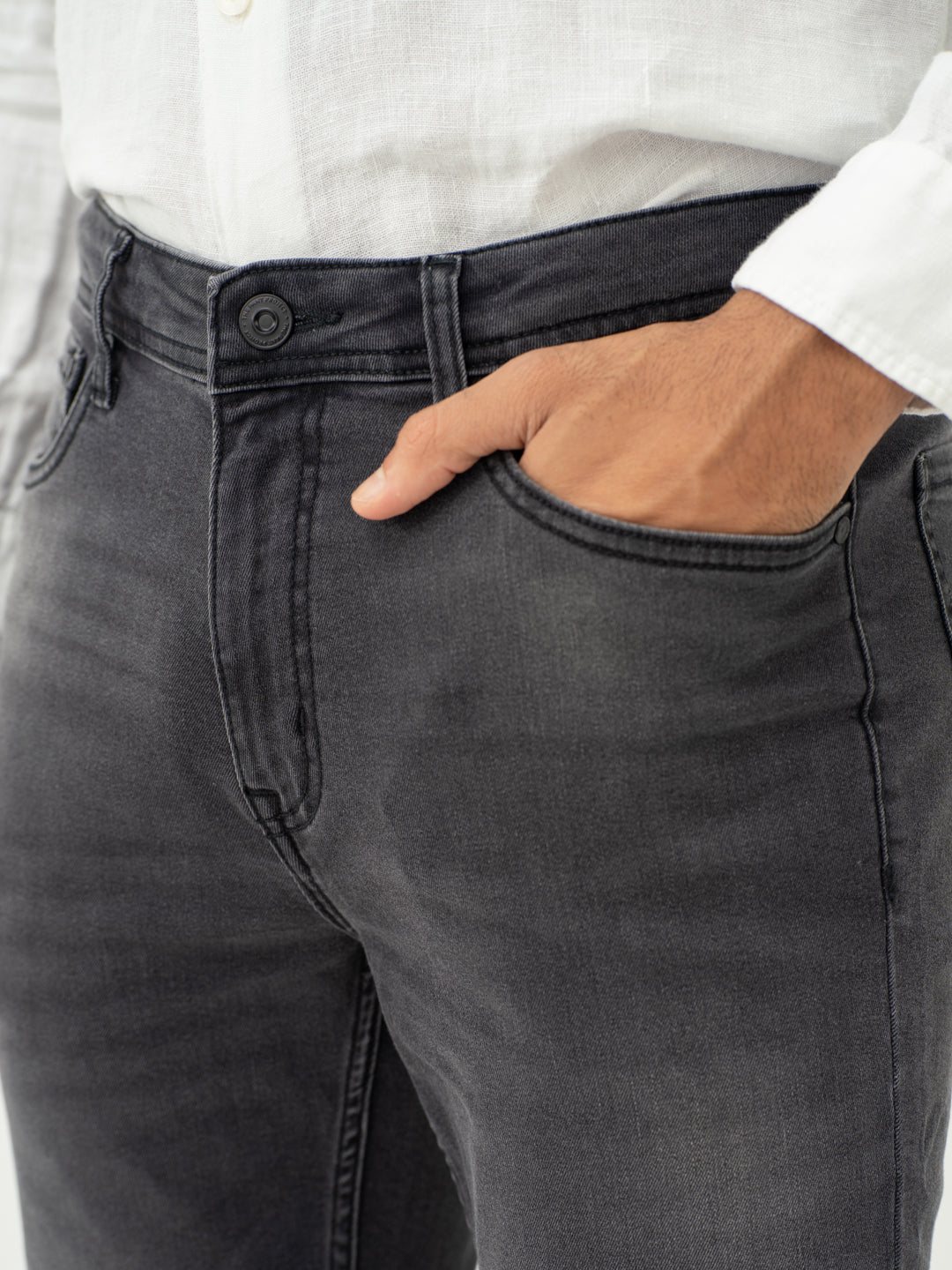 Edge Grey Slim Fit Jeans