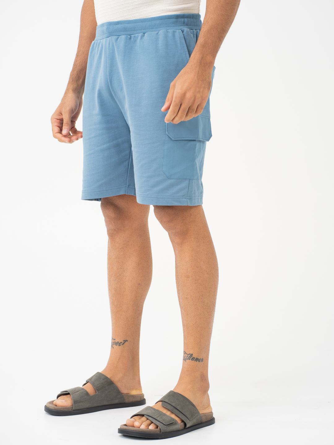 Flip Blue Relaxed Fit Cargo Sweatshorts