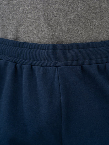 Rider Navy Relaxed Fit Cargo Sweatshorts