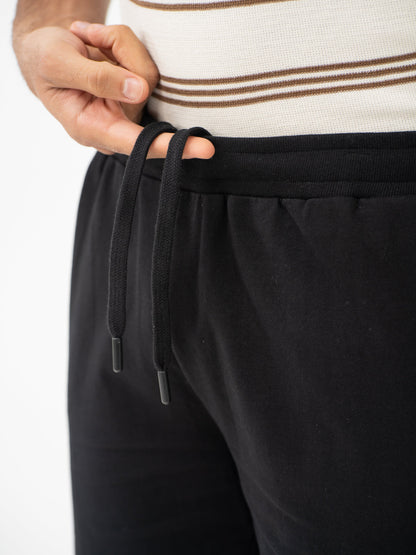 Dash Black Relaxed Fit Cargo Sweatshorts