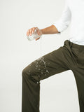 Verdant Olive Water Repellent Relaxed Fit Stretch Formal Pants