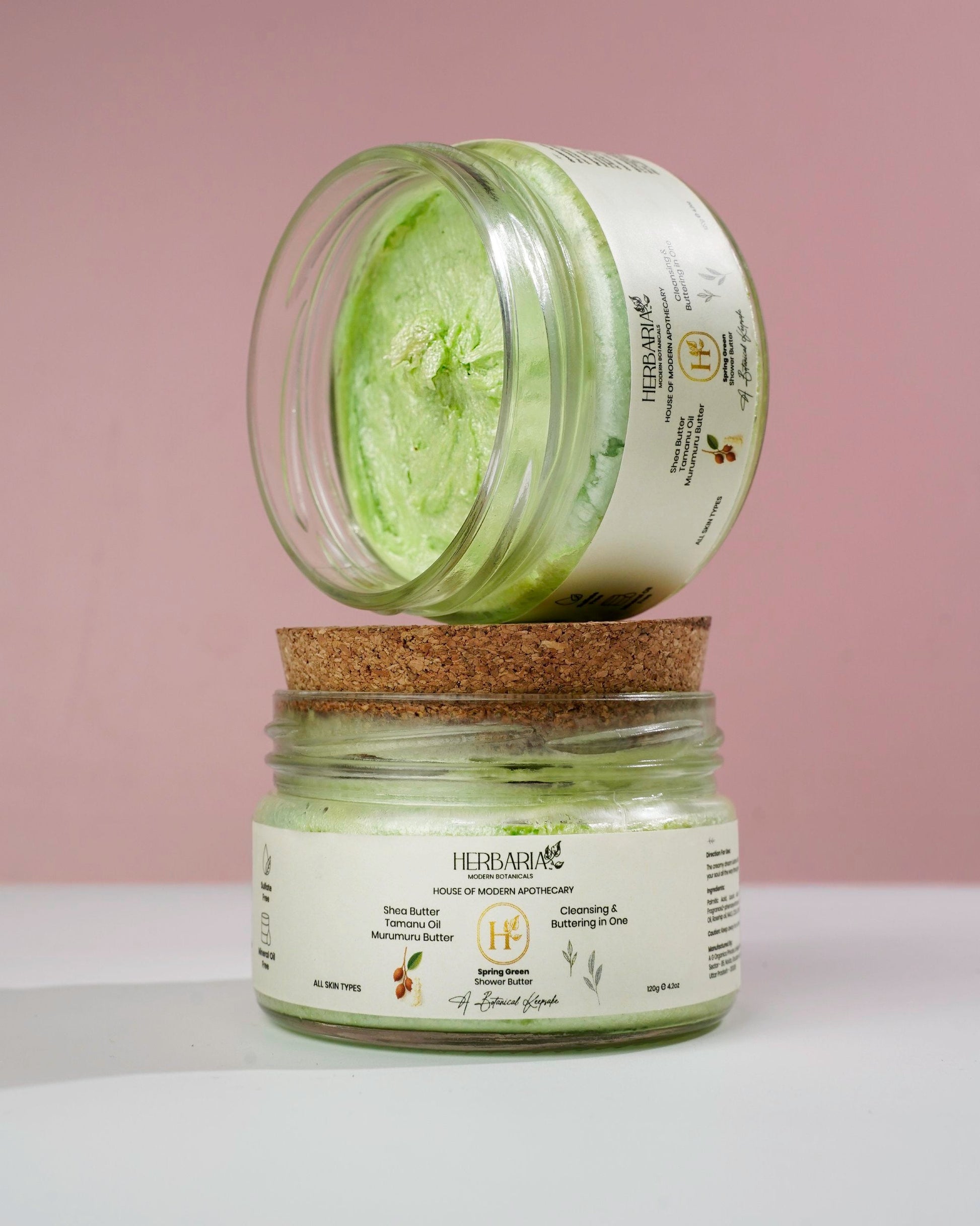 Shower Butter Spring Green | Herbaria - Modern Botanicals at Broadway