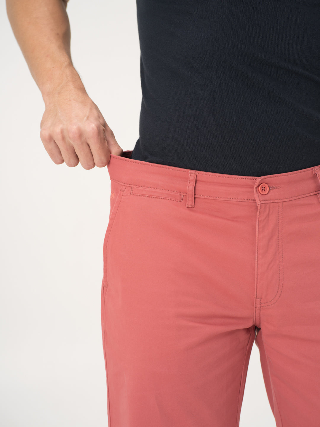 Rosco Red Stretch Chino Shorts