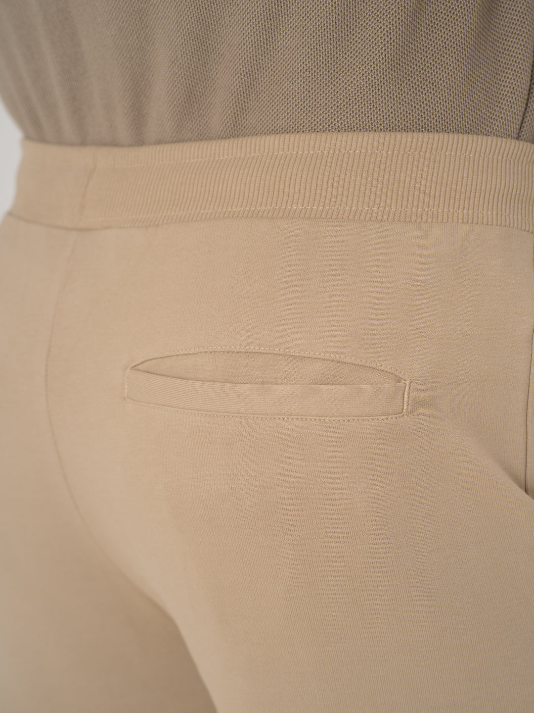 Nomad Beige Cotton Sweatpants