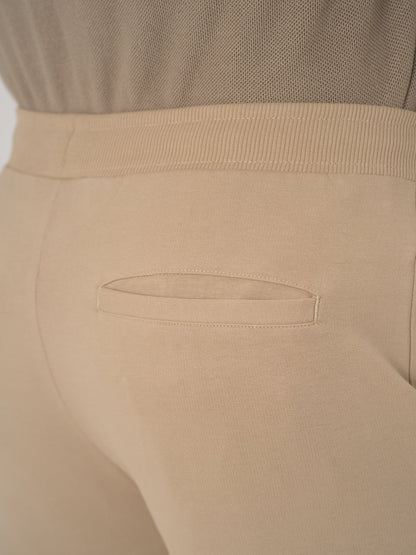 Nomad Beige Cotton Sweatpants