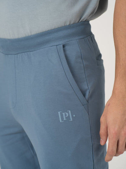 The Pant Project Pixel Blue Cotton Sweatpants