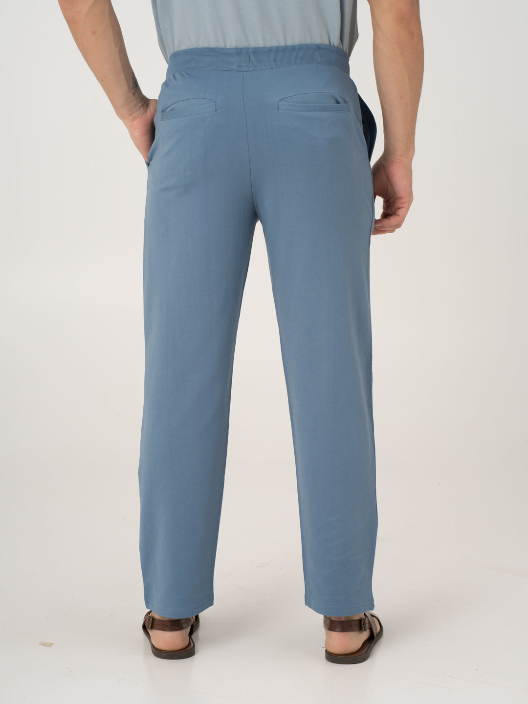 The Pant Project Pixel Blue Cotton Sweatpants