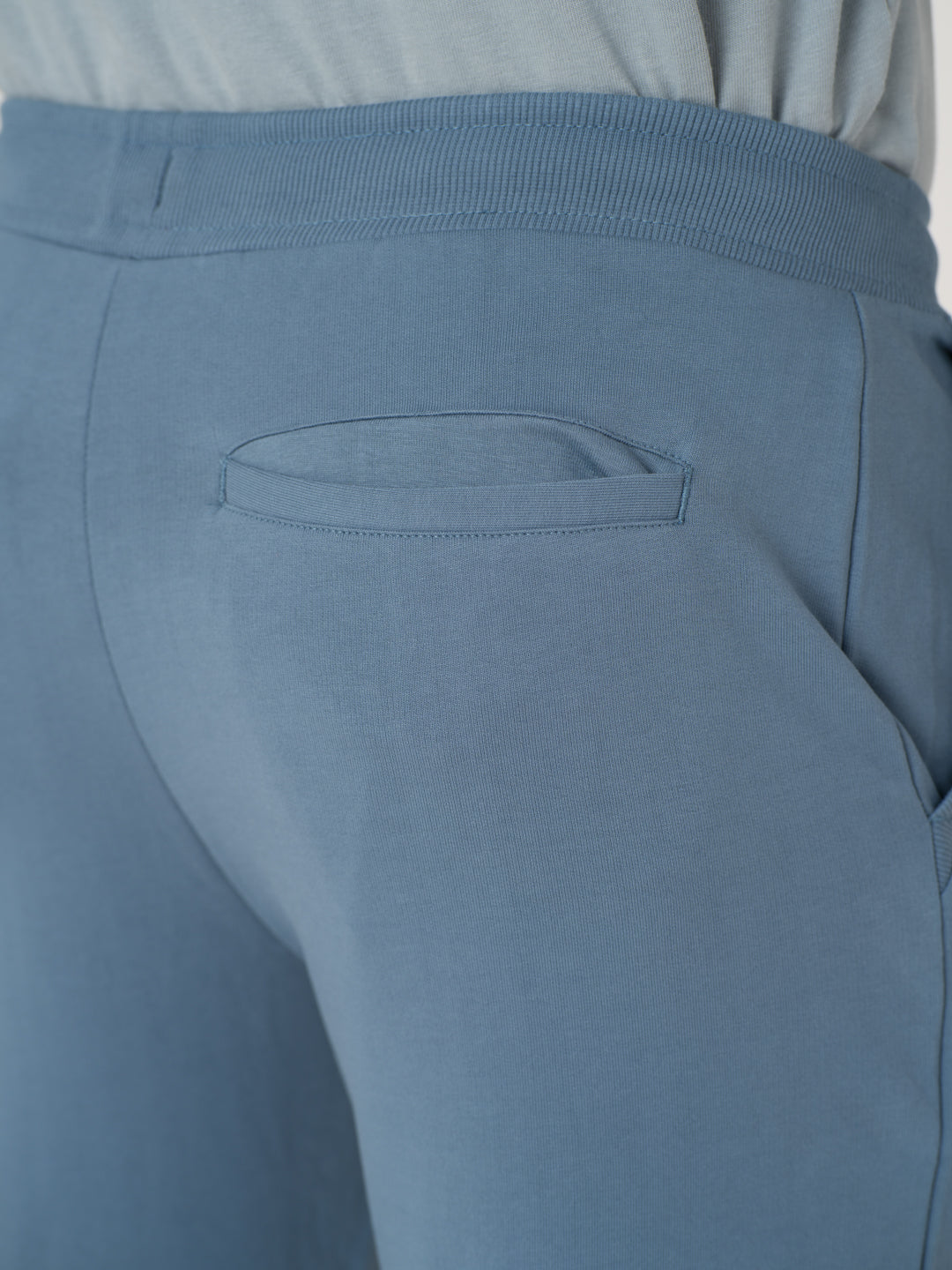The Pant Project Pixel Blue Cotton Sweatpants