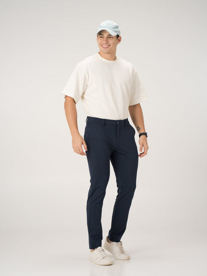 Aquatic Blue Slim Fit Lightweight Power Stretch Pants
