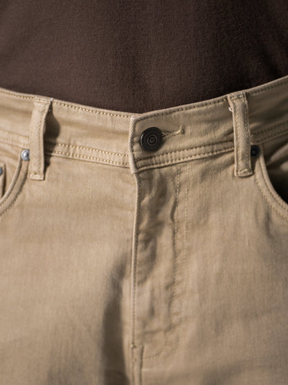 Fossil Beige Relaxed Fit Jeans