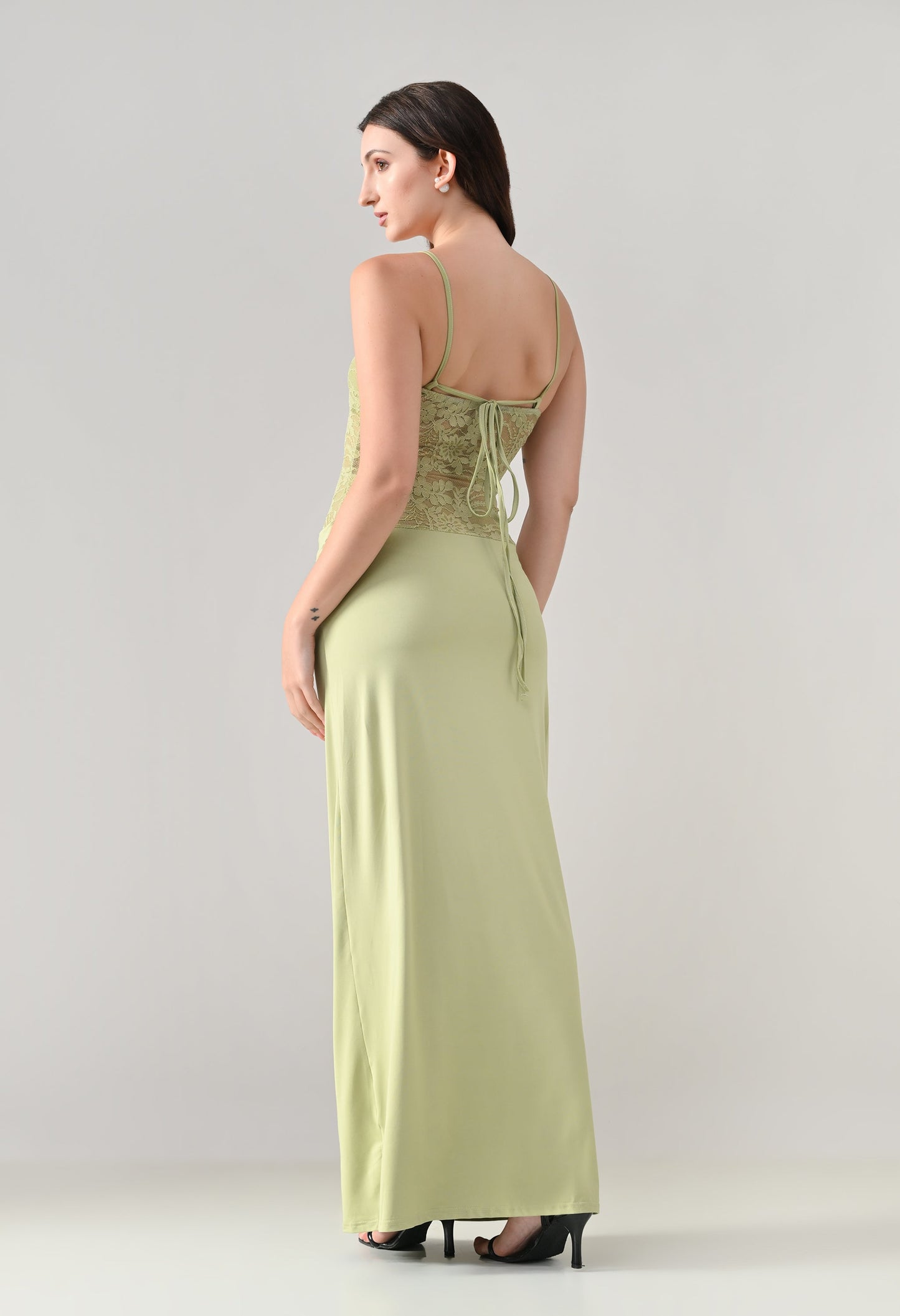 Lace Bodice Maxi Dress | ANNY at Broadway