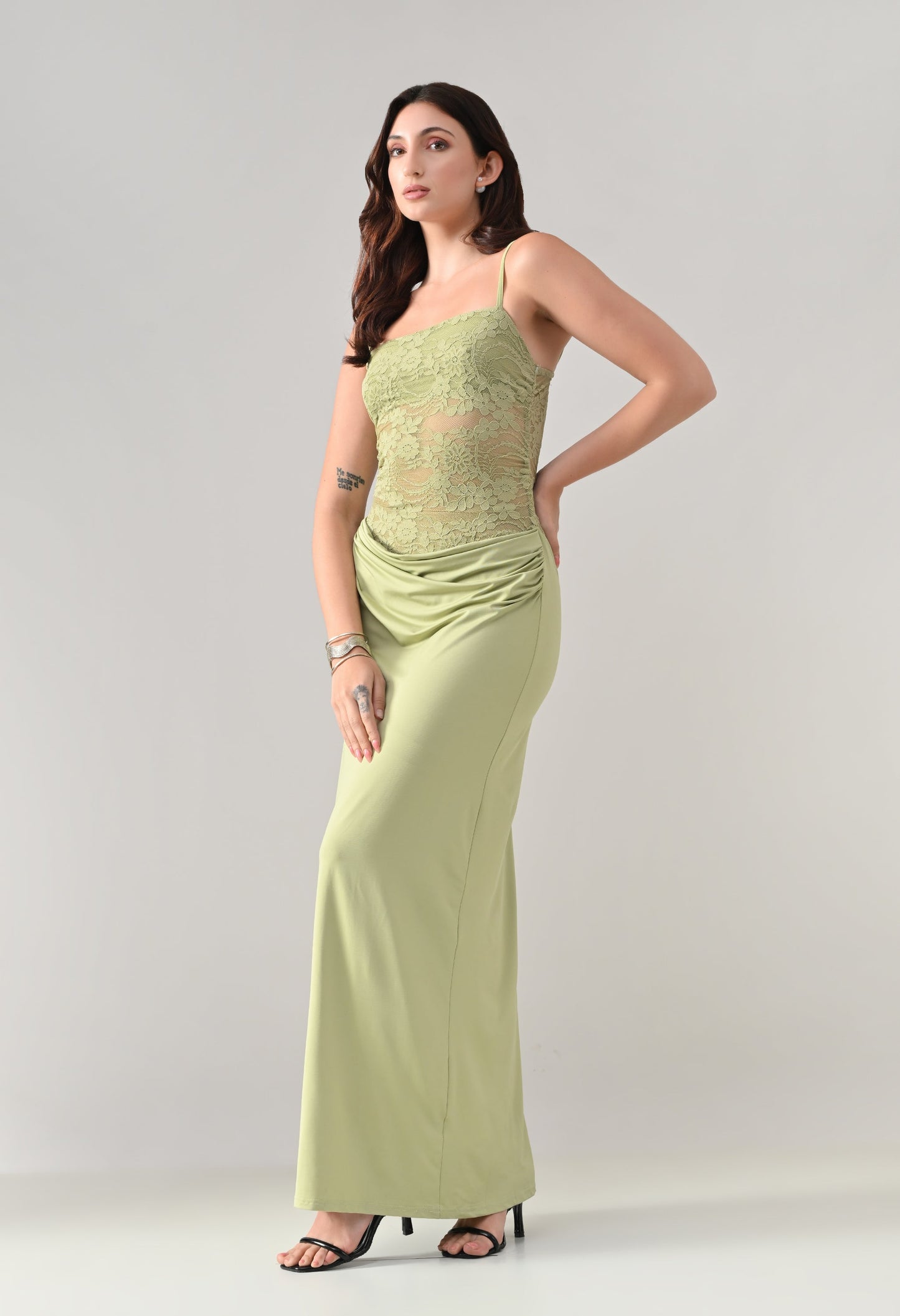Lace Bodice Maxi Dress | ANNY at Broadway
