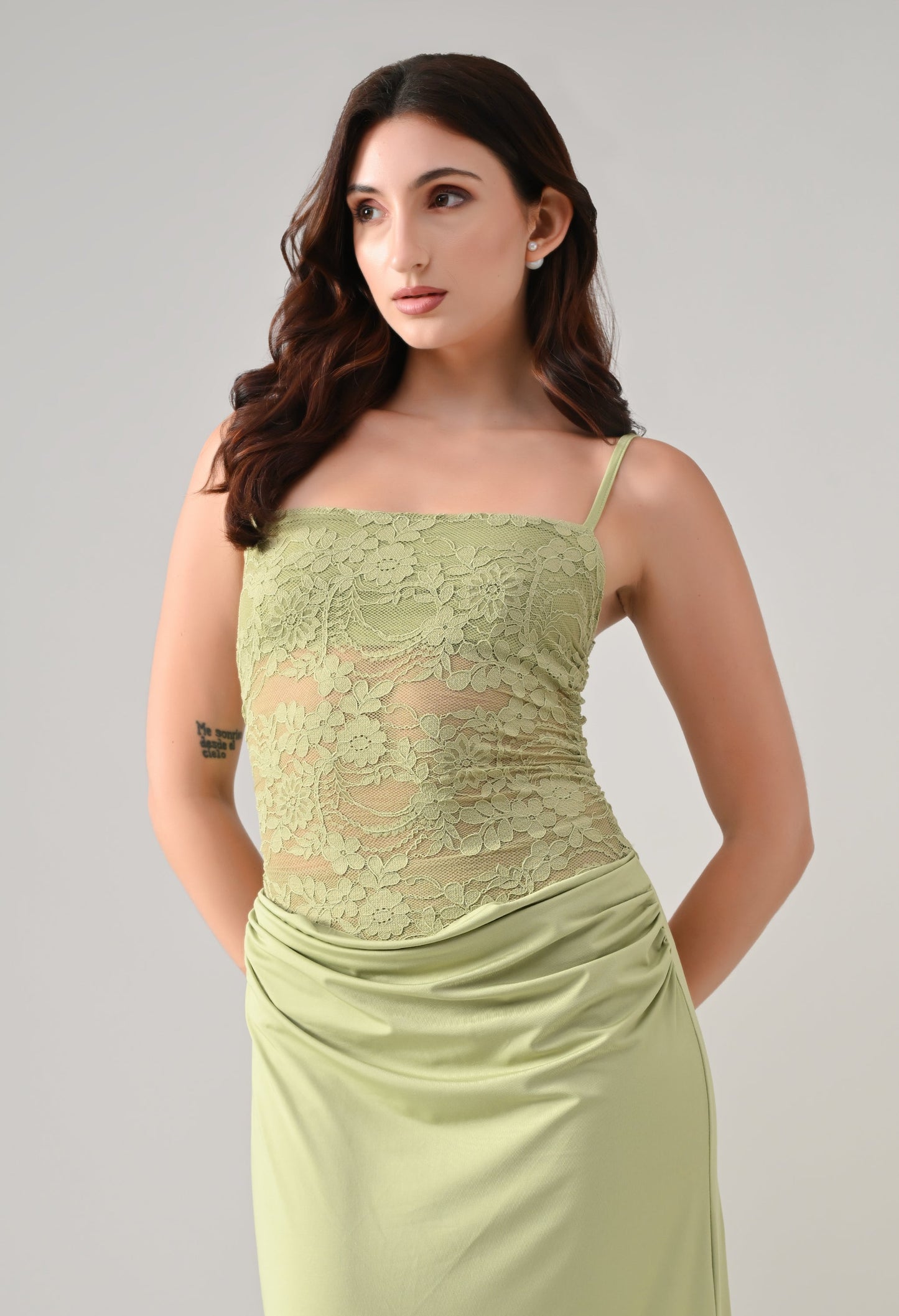 Lace Bodice Maxi Dress | ANNY at Broadway