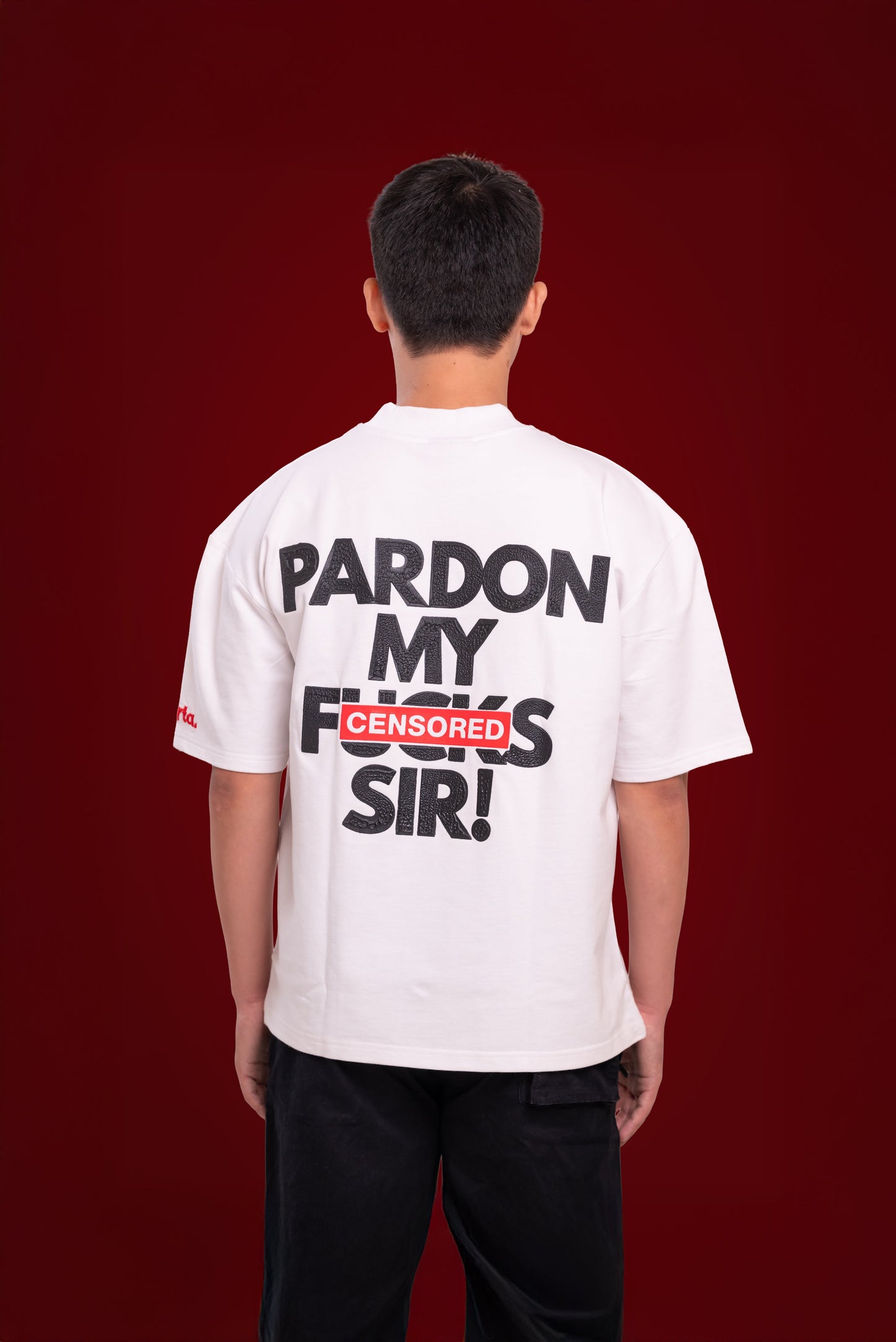 pardon my f*#ks, sir! - white.