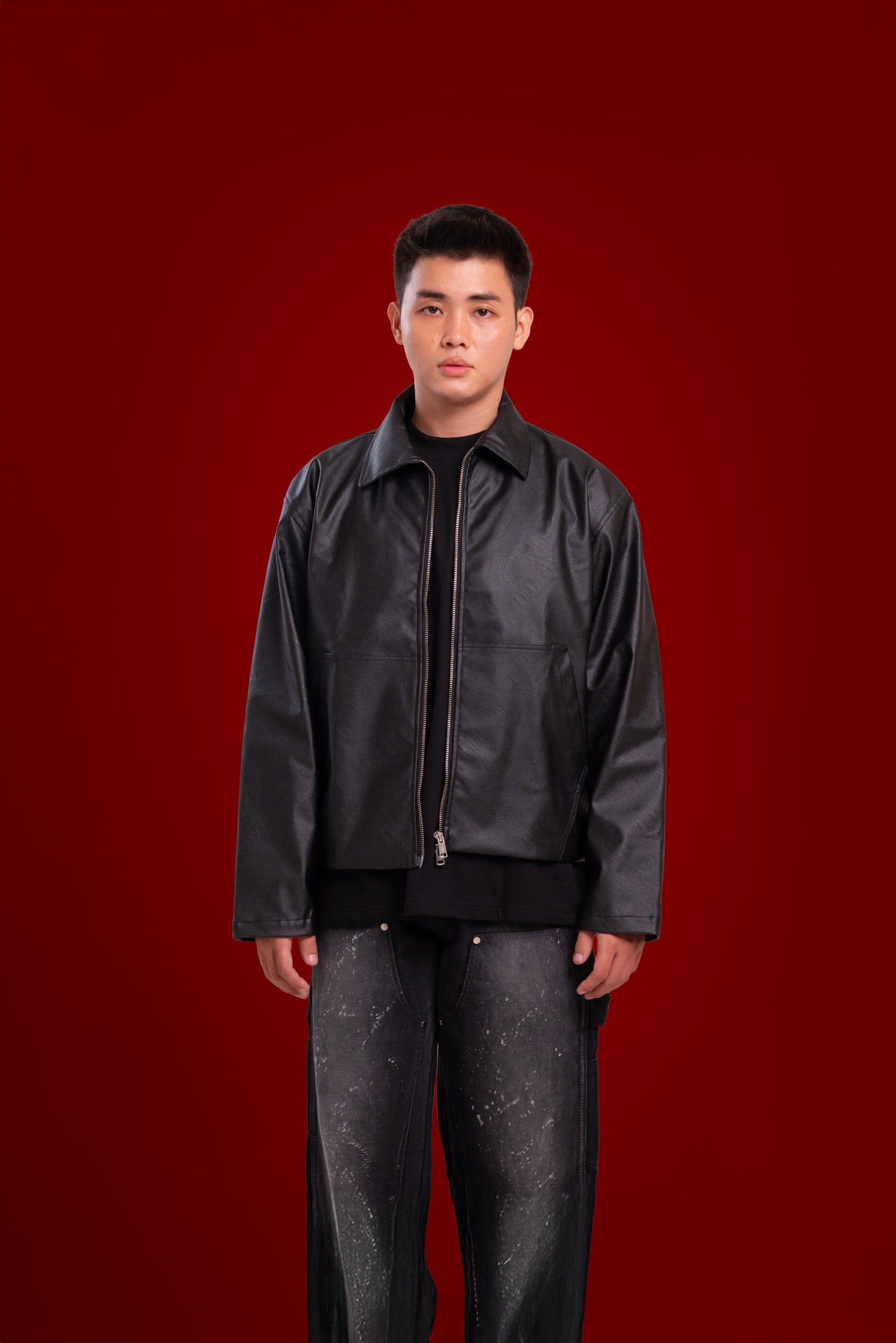 classic leather jacket. | sorta at Broadway