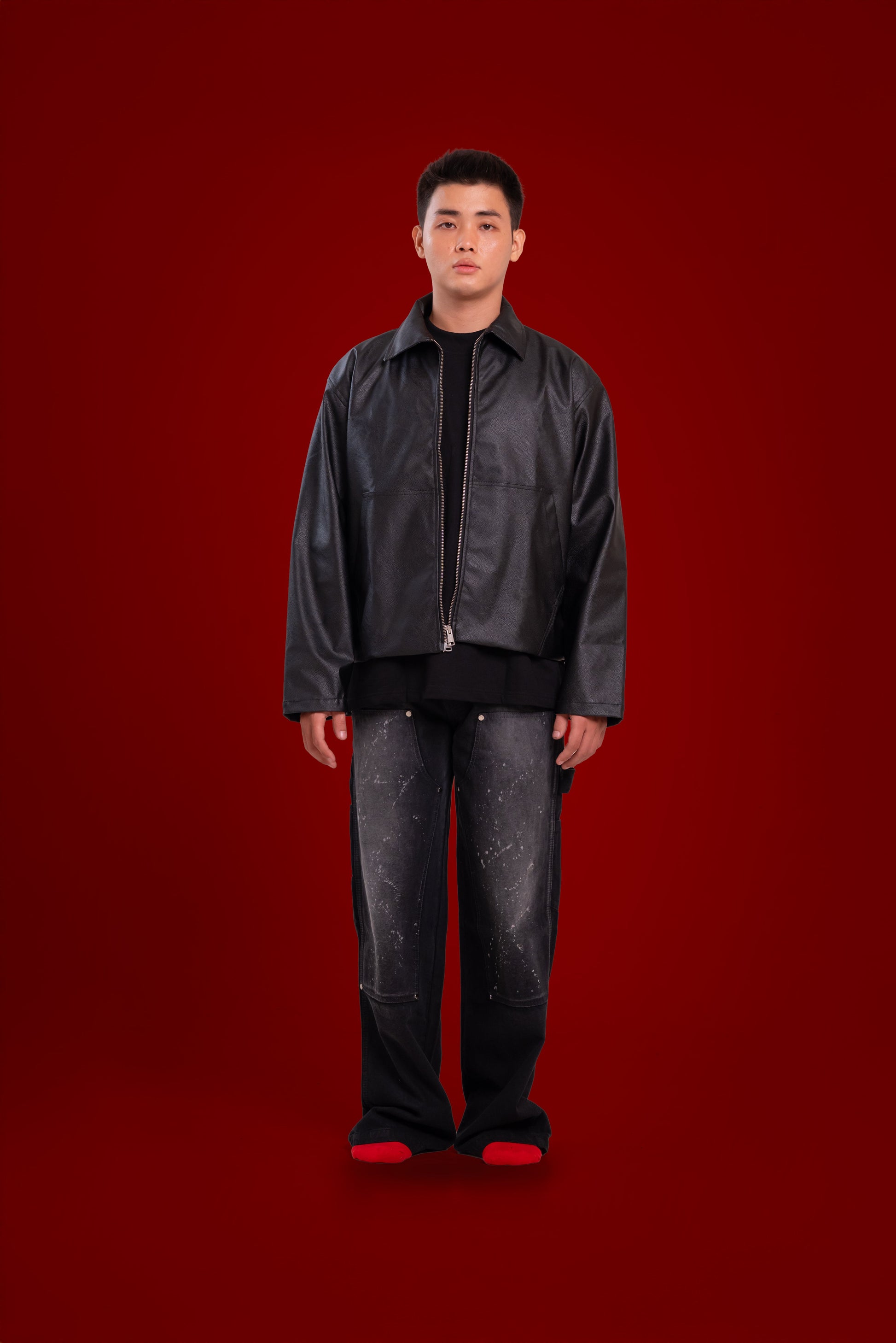 classic leather jacket. | sorta at Broadway