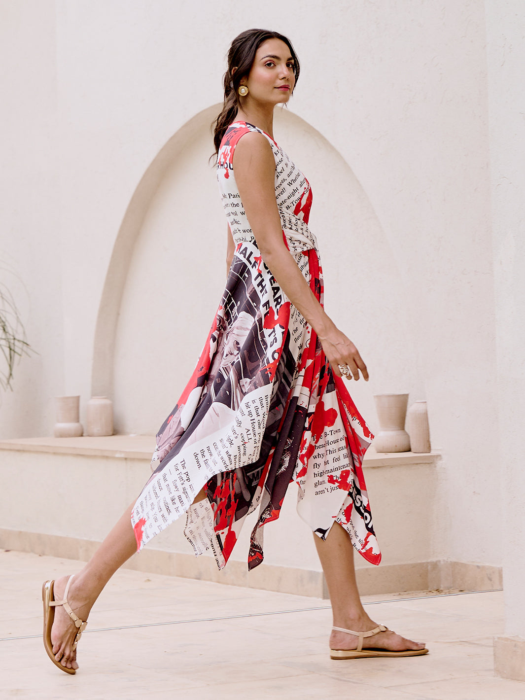 Asymmetric Maxi Dress