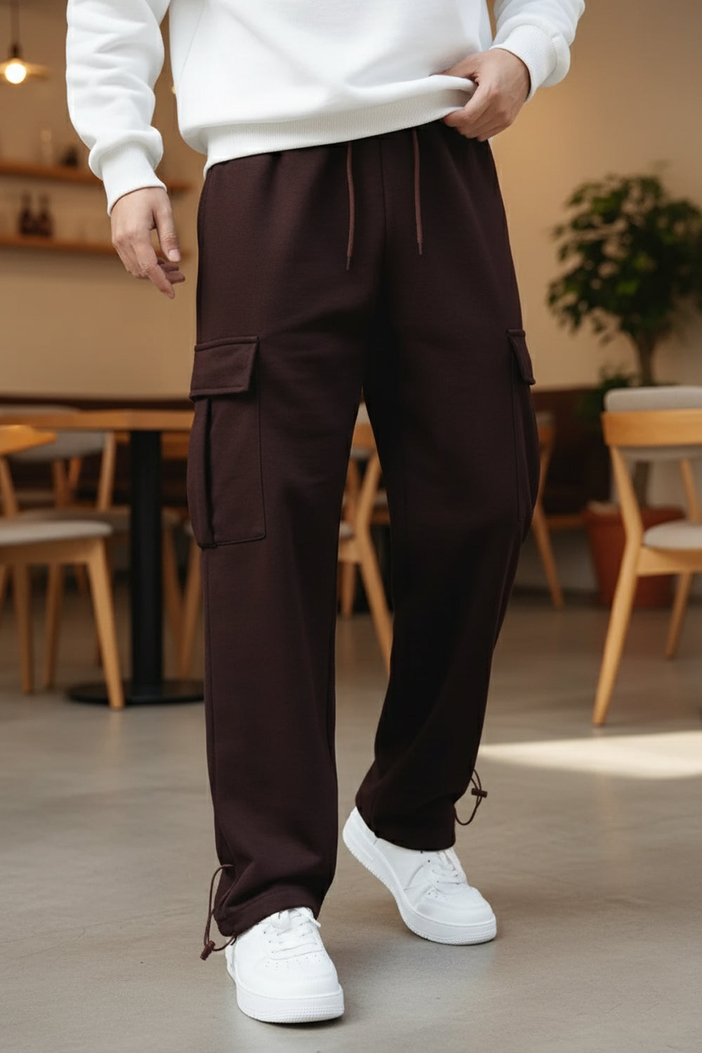 Relaxed Fit Cargo Joggers