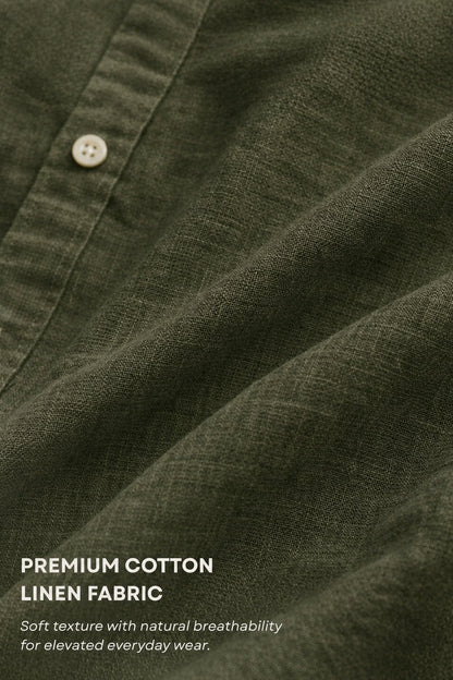 Signature Linen Cotton Blend Shirt