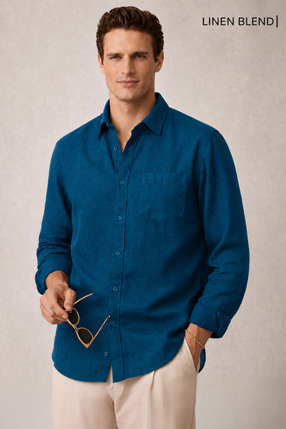 Signature Linen Cotton Blend Shirt