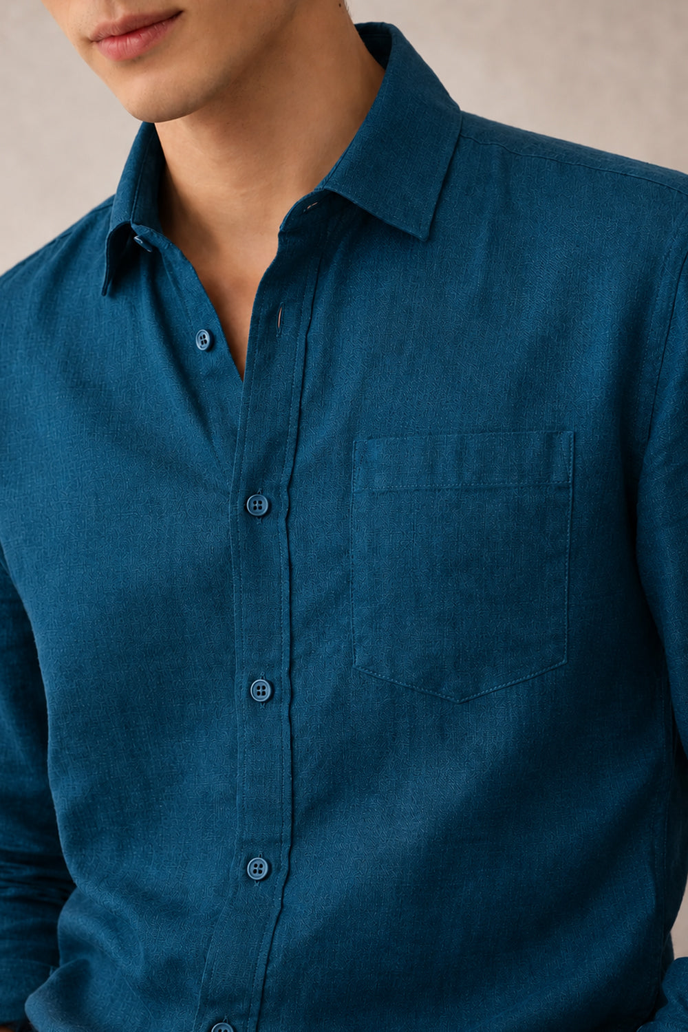 Signature Linen Cotton Blend Shirt