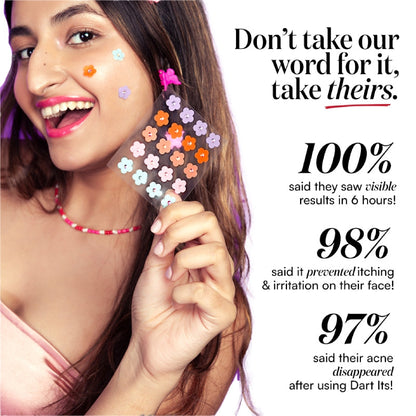 Dart It - Tea Tree & Hydrocolloid Acne Pimple Patches for Zits & Blemishes