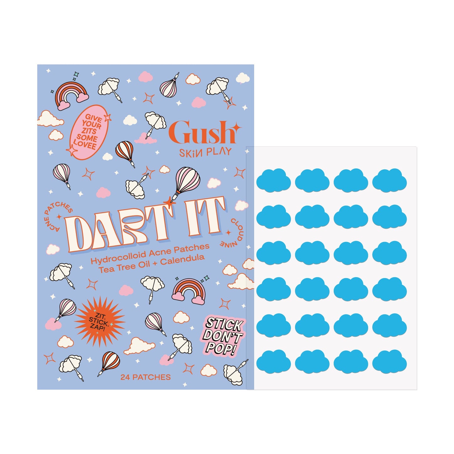 Dart It - Tea Tree & Hydrocolloid Acne Pimple Patches for Zits & Blemishes