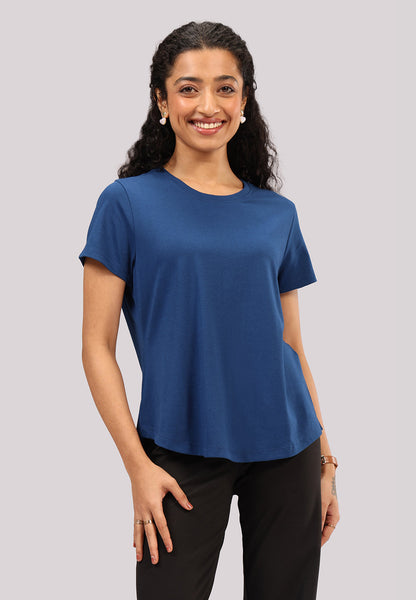 Cotton Pro Curved Hem Tee | BlissClub at Broadway