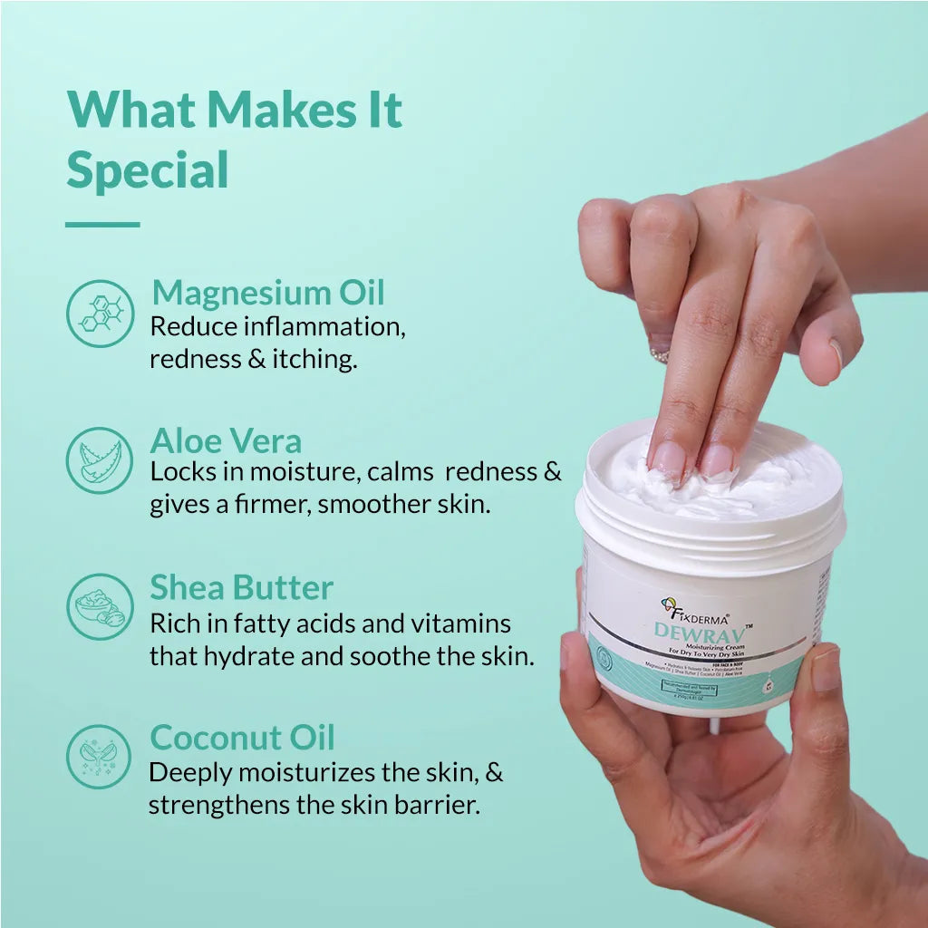 Fixderma Dewrav Moisturizing Cream For Dry To Very DryÂ Skin