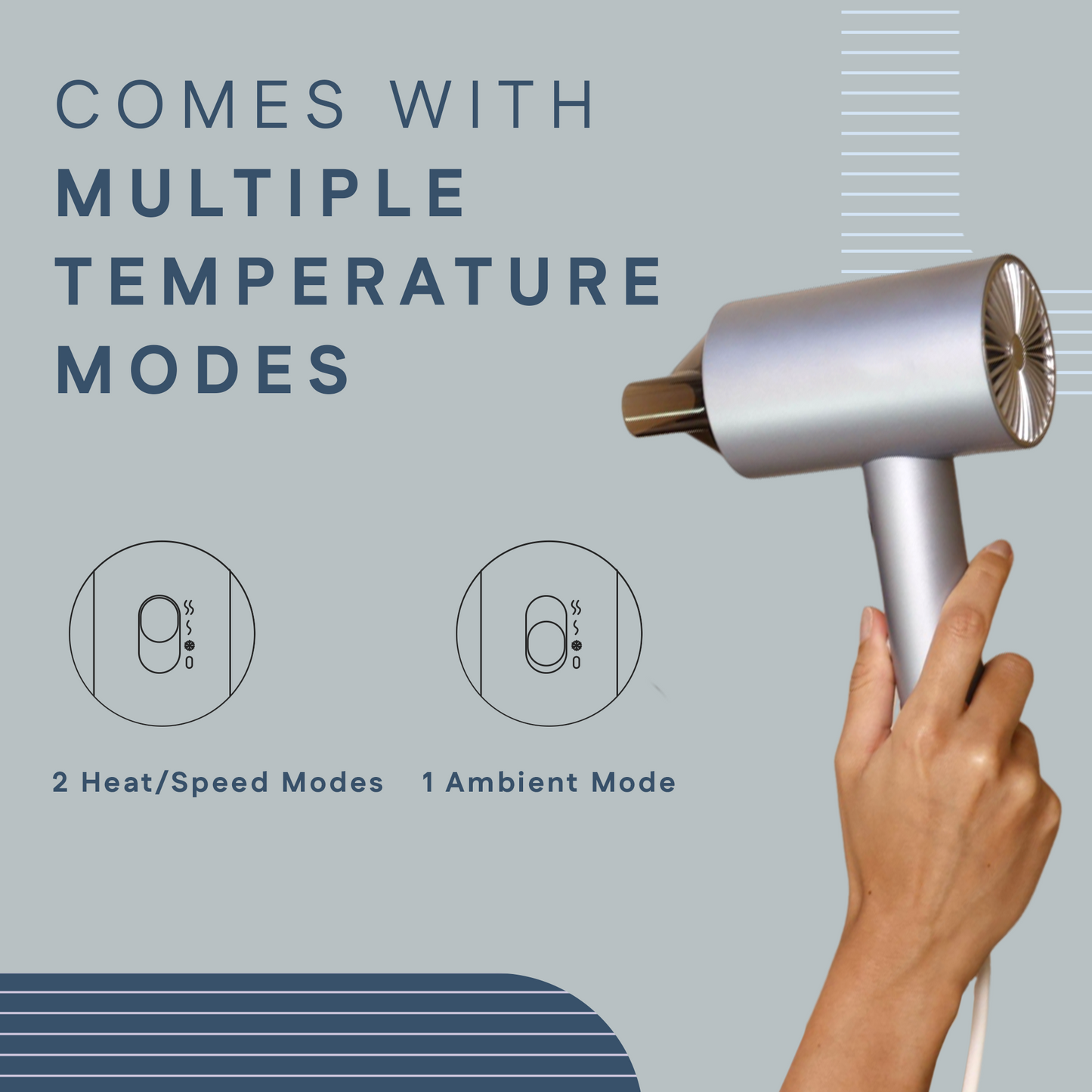 Digital Hair Dryer 2000 Watt | Smart Drying with Digital Display | Winston at Broadway