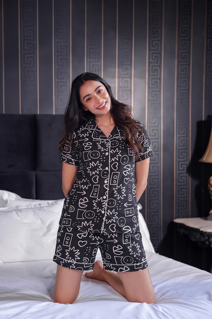 Doodle Shorts Set