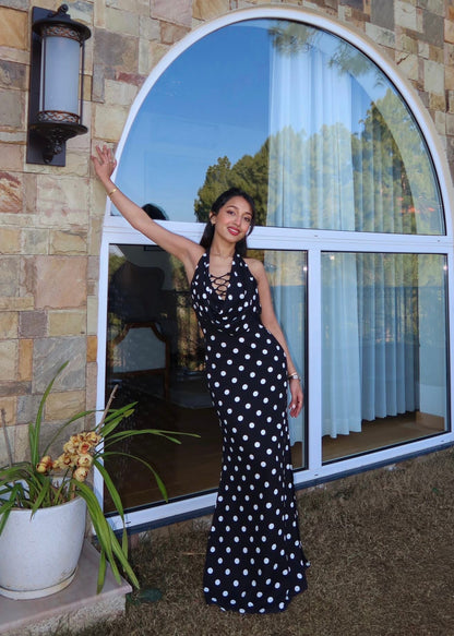 Paris polka dress