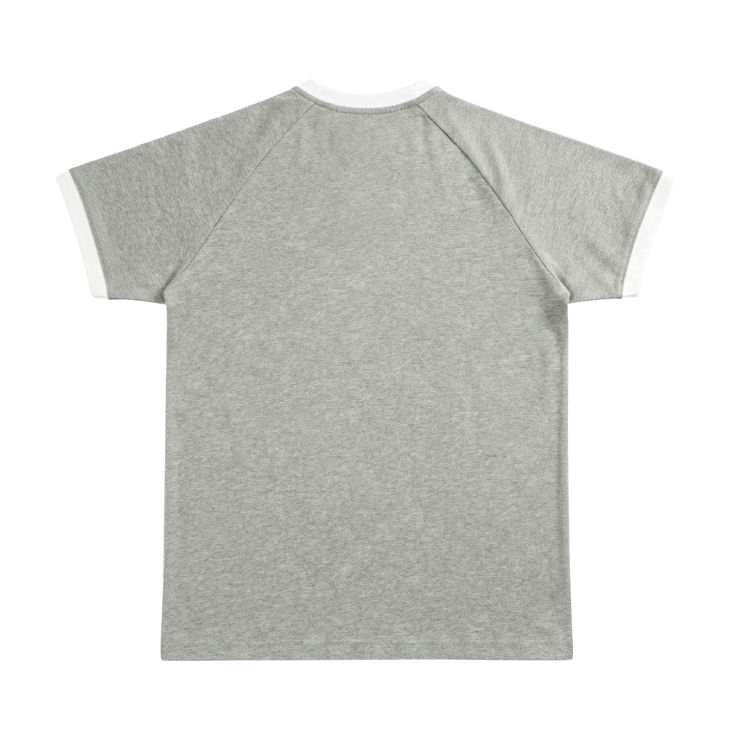 Ringer Raglan Tee - Grey / White