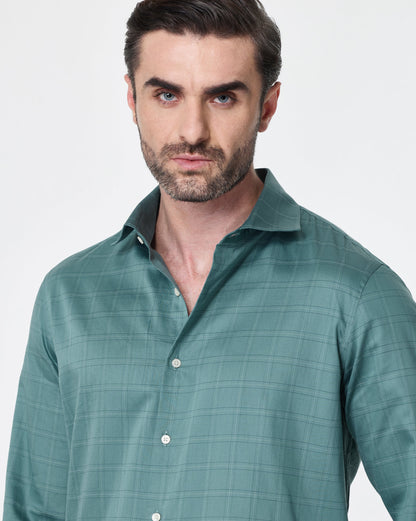 The Crownline Greenwich Checks Dress Shirt