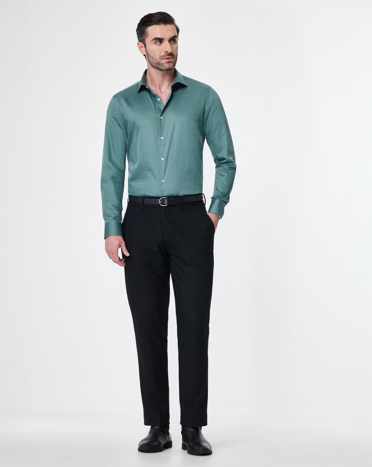 The Crownline Greenwich Checks Dress Shirt