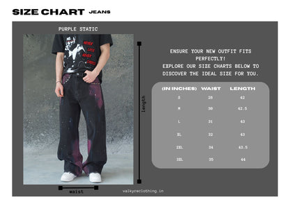 PURPLE STATIC VALKYRE JEANS