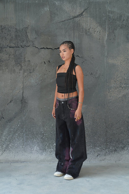 PURPLE STATIC VALKYRE JEANS