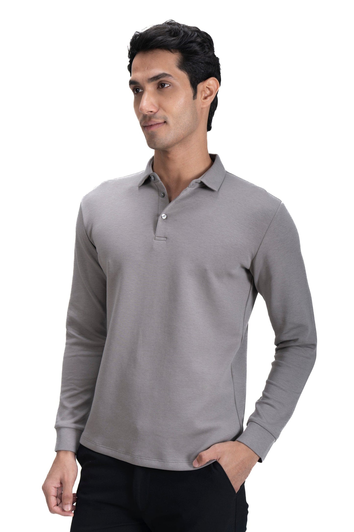 Legacy Polo Sweater - Fresh Grey