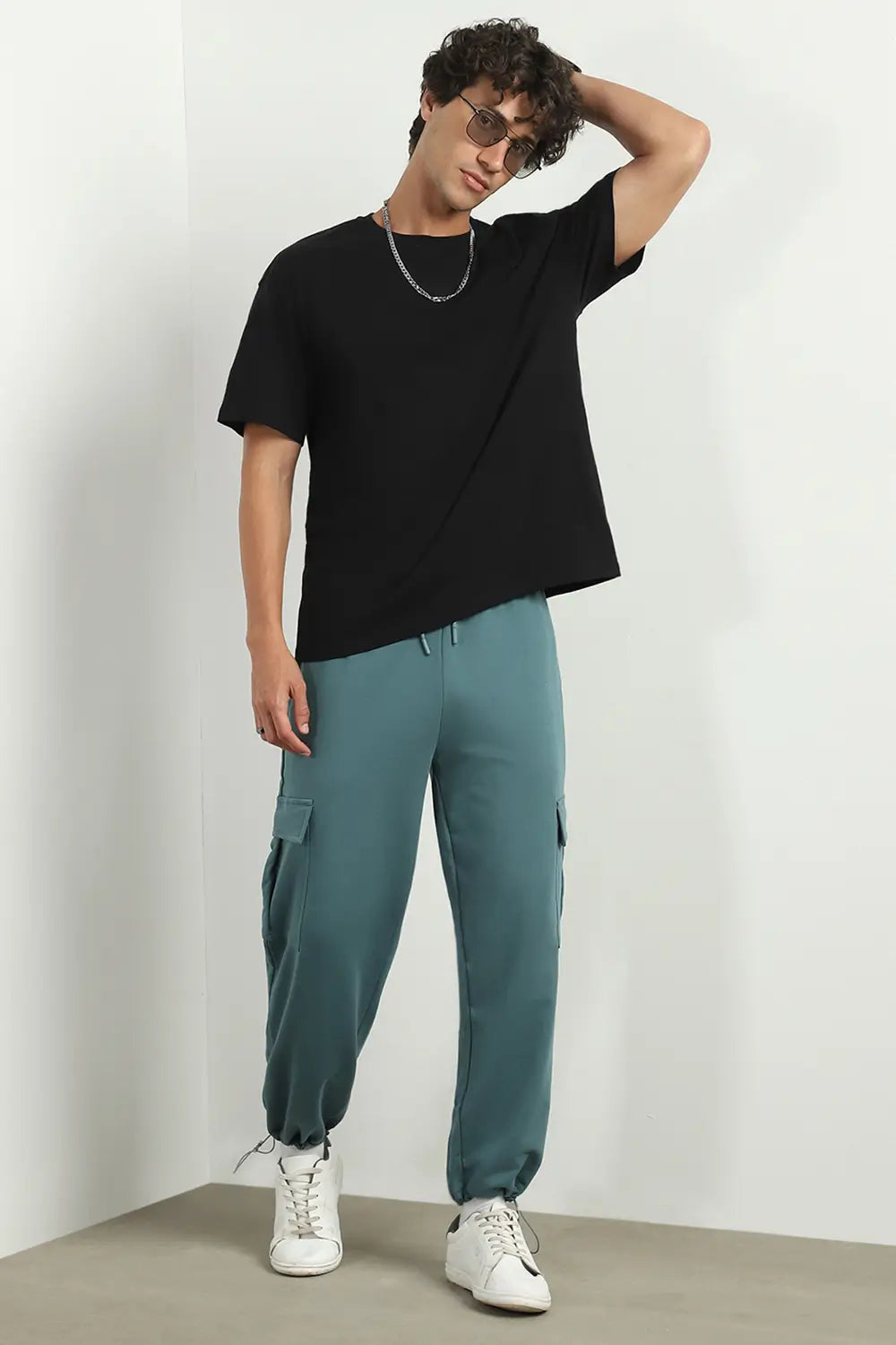 Relaxed Fit Cargo Joggers