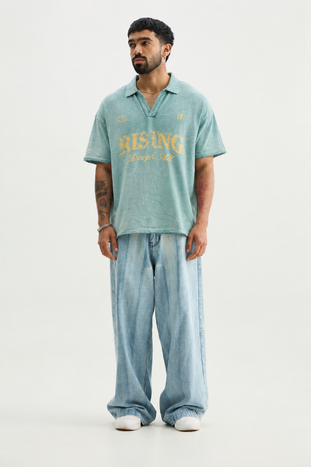 Mint Rising Through All Polo