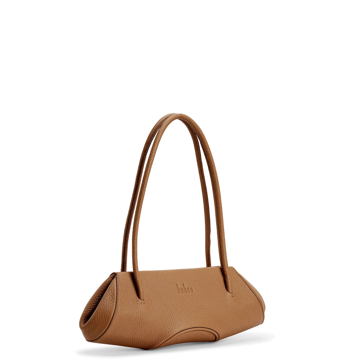 ELIZABETH BAGUETTE MINI PEBBLE BROWN