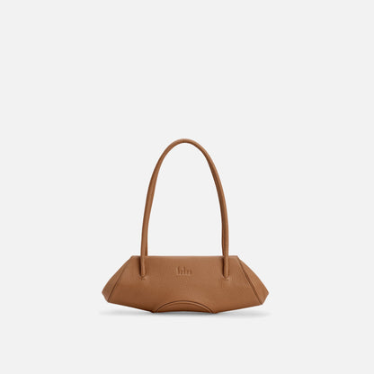 ELIZABETH BAGUETTE MINI PEBBLE BROWN
