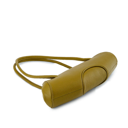 ELIZABETH BAGUETTE MINI PEBBLE OLIVE