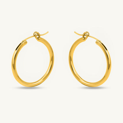 Golden Halo Hoops