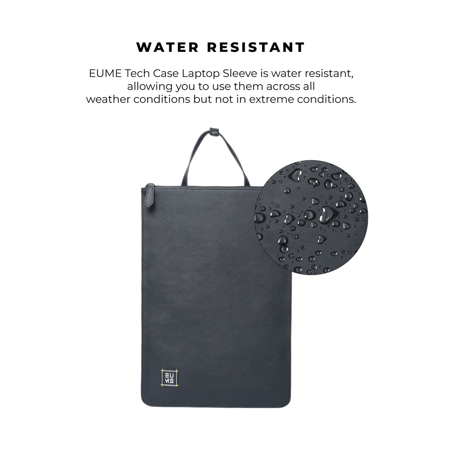 Tech Vegan Leather Laptop Case