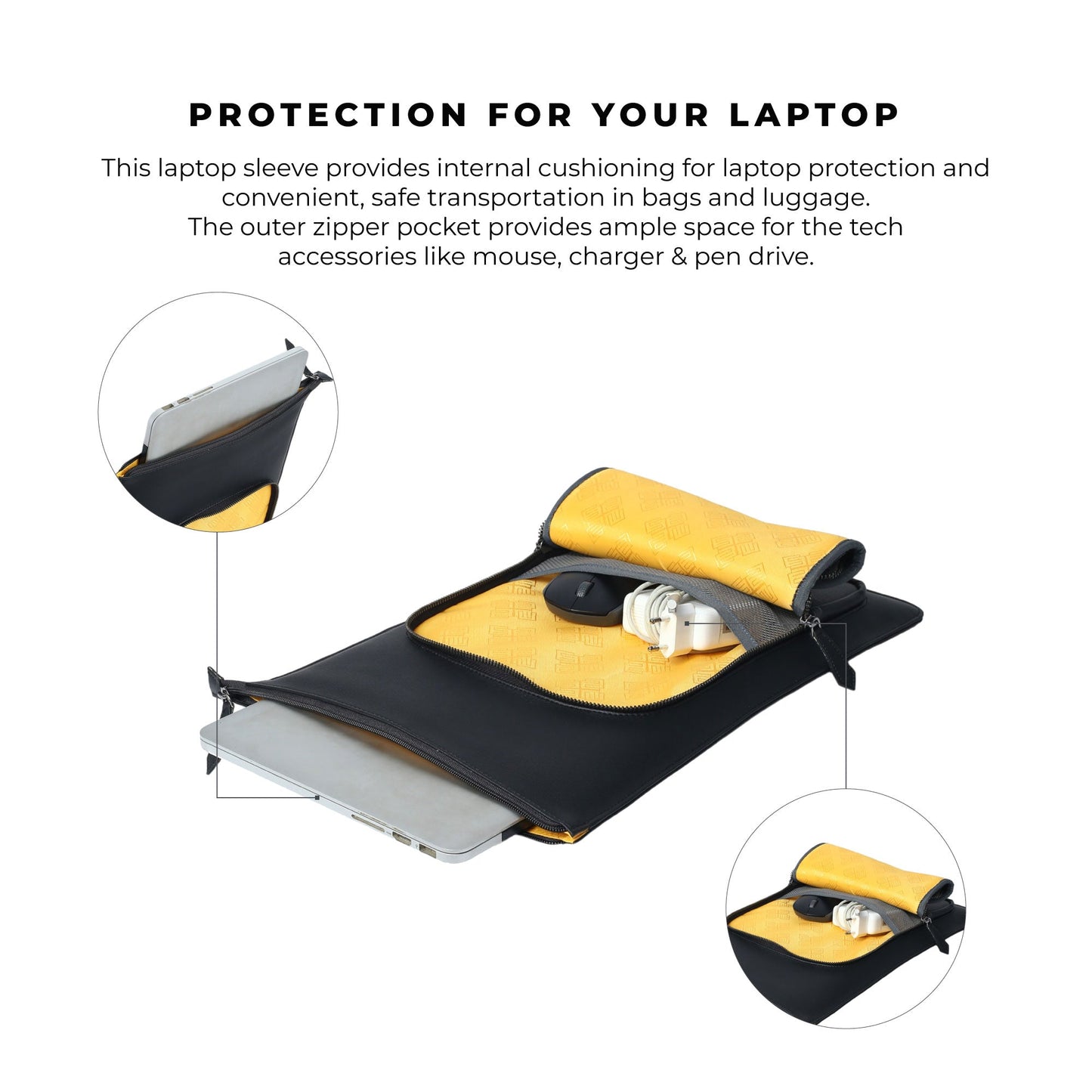 Tech Pro Vegan Leather Laptop Case