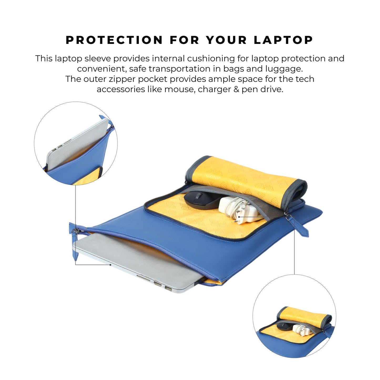 Tech Pro Vegan Leather Laptop Case